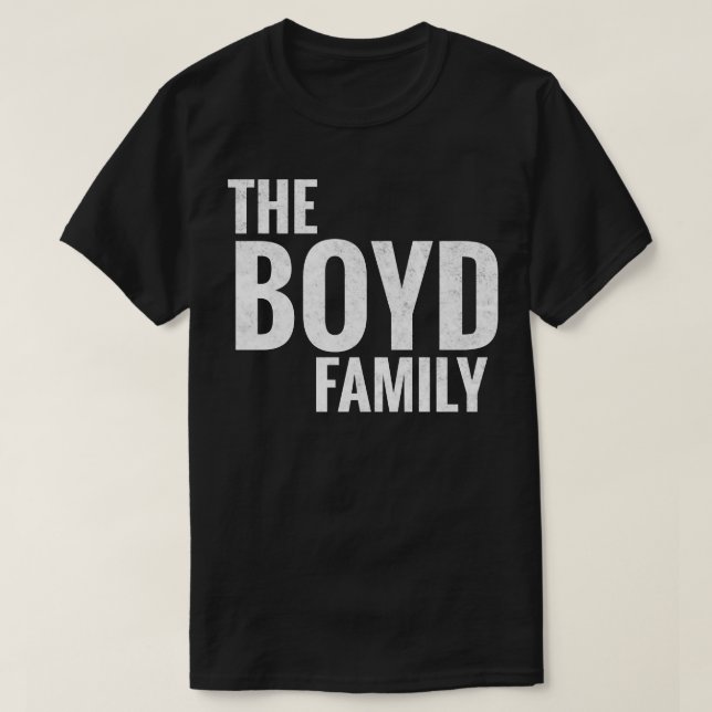 Boyd Family Boyd-efternamnet Boyd efternamn 1 T Shirt (Design framsida)