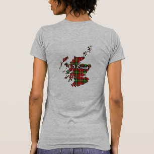 Boyd Klan Badge och Tartan Women's T-shirt