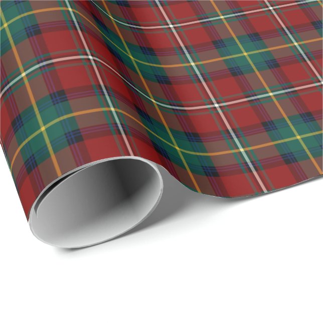 Boyd Klan Tartan Presentpapper (Rullad Hörn)