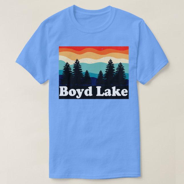 Boyd Sjö Colorado Retro T Shirt (Design framsida)