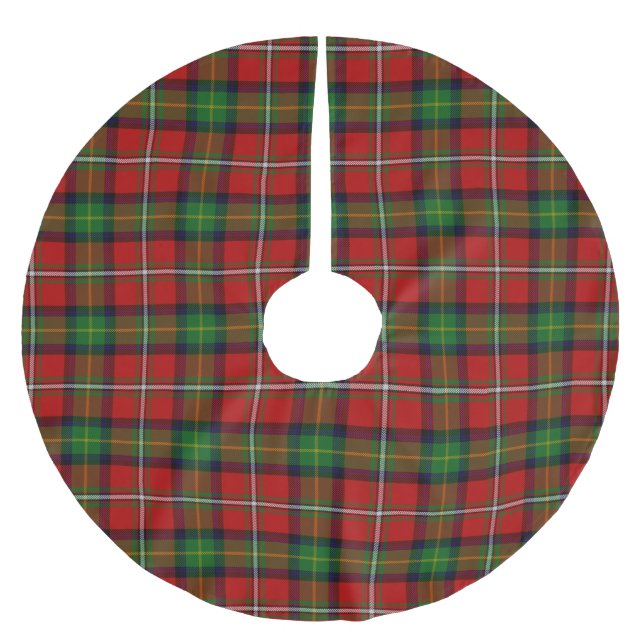 Boyd Tartan Julgransmatta Borstad Polyester (Framsidan)