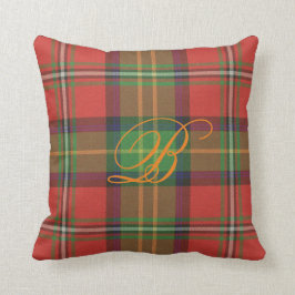 Boyd Tartan Monogramm Kudde