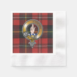 Boyd Tartan och Badge Pappersservett