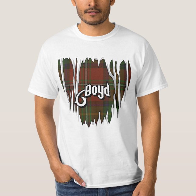 Boyd Tartan T Shirt (Framsida)
