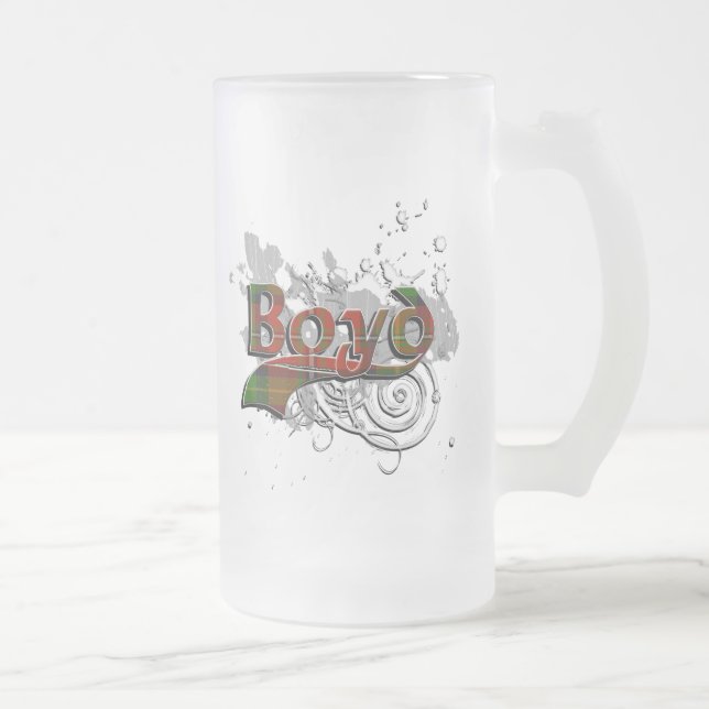 Boyd TartanGrunge Frostat Ölglas (Höger)