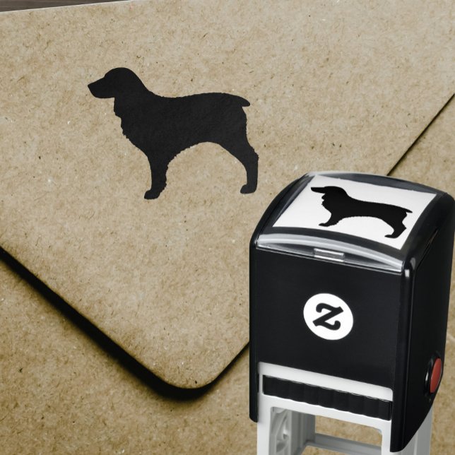 Boykin Spain Hund aveln Silhouette Självfärgande Stämpel (Skapare uppladdad)