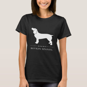 Boykin Spain Hund White Silhouette T Shirt