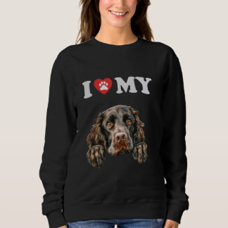 Boykin Spain, jag hjärtar min Hund Rolig hund Älsk T Shirt