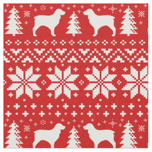 Boykin Spain Silhouettes Hundar jul Helgdag Tyg