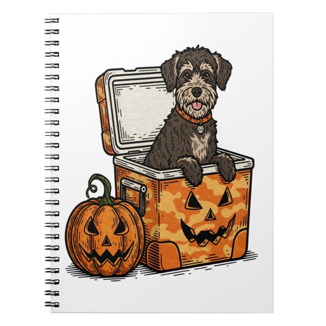 Boykin spanel Halloween Anteckningsbok (Framsidan)