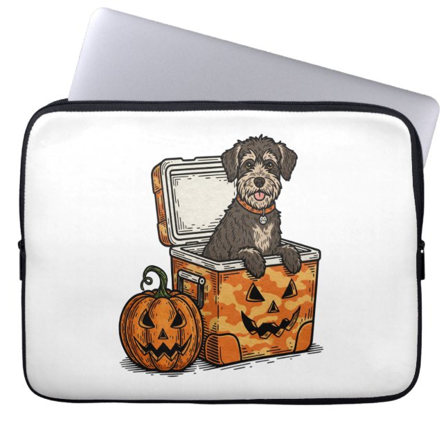 Boykin spanel Halloween Laptop Fodral (Framsidan)