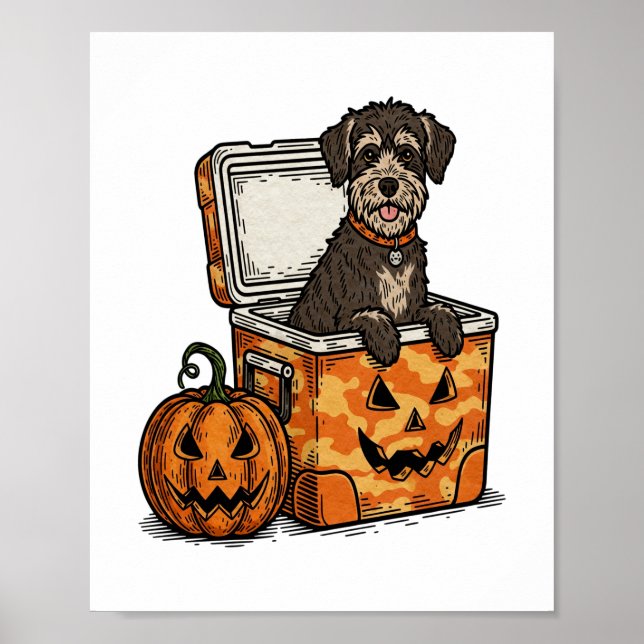 Boykin spanel Halloween Poster (Framsidan)
