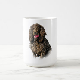 Boykin Spaniel Artistic Sketch Portrait Mug Kaffemugg