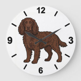 Boykin Spaniel Dog Wall Clock Pet Home Decor Stor Klocka