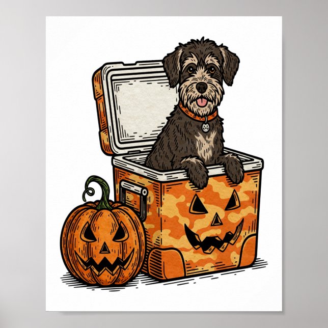 Boykin Spaniel Halloween Poster (Framsidan)