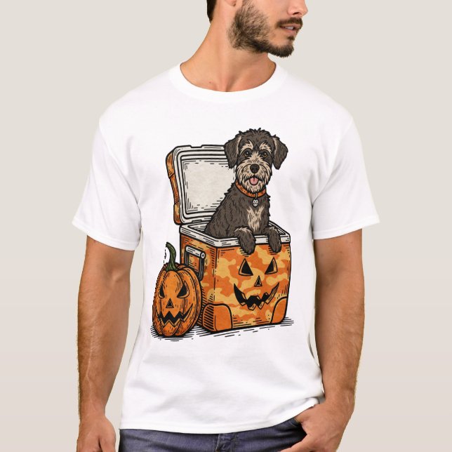 Boykin Spaniel Halloween T Shirt (Framsida)