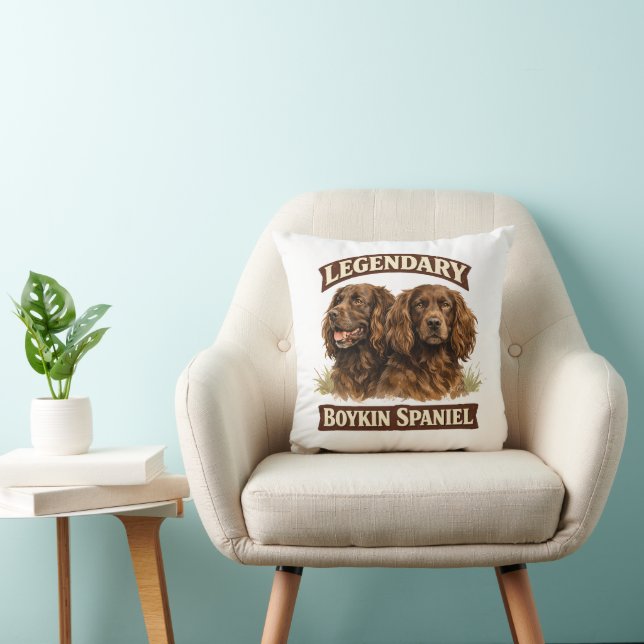 Boykin Spaniel Kudde (Stol)