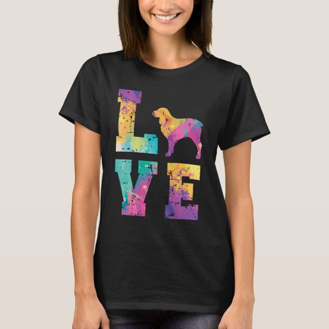 Boykin Spaniel Love T Shirt (Framsida)