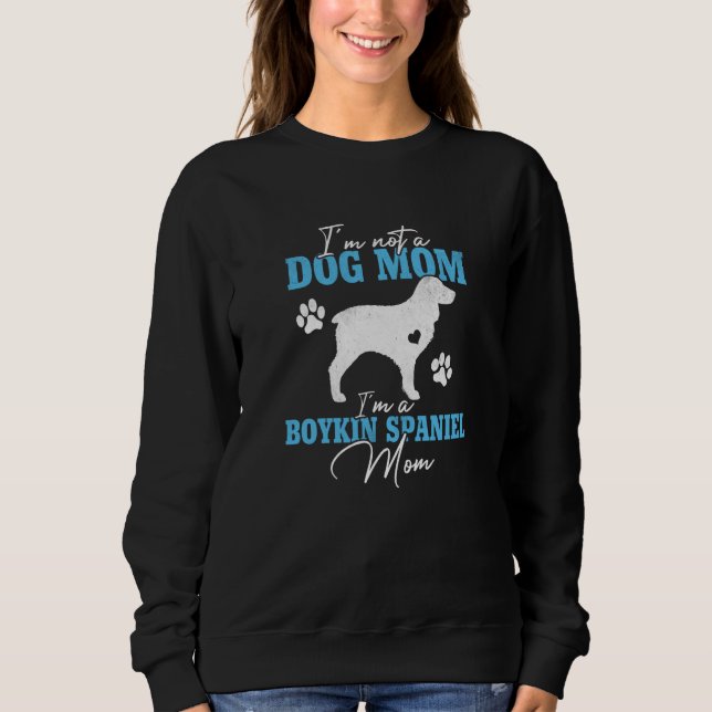 Boykin Spaniel Mom Women for Dog Cute Dog Mom T Shirt (Framsida)