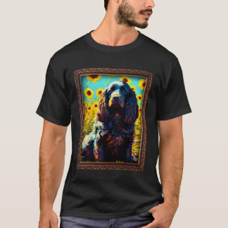Boykin Spaniel Painting Sunflower Flower Mom Women T Shirt