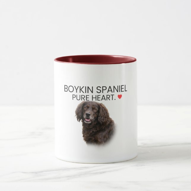 Boykin Spaniel Ren Hjärtkaffe Mugg (Center)