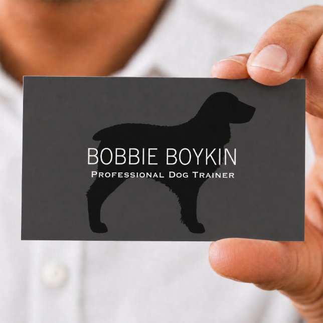 Boykin Spaniel Silhuett Visitkort (Skapare uppladdad)