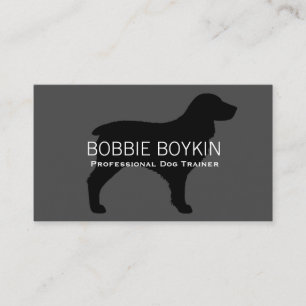 Boykin Spaniel Silhuett Visitkort