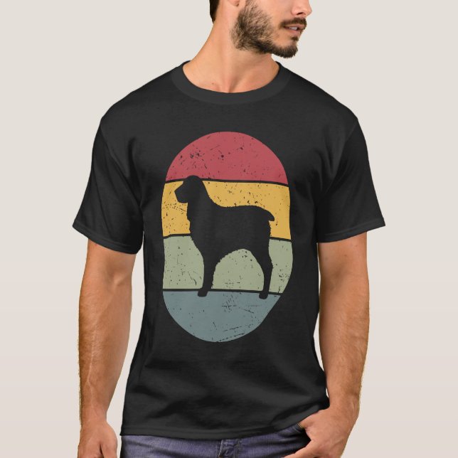 Boykin Spaniel Vintage T Shirt (Framsida)