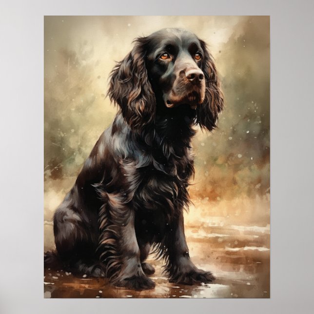 Boykin Spanska Hund Art Print Poster (Framsidan)