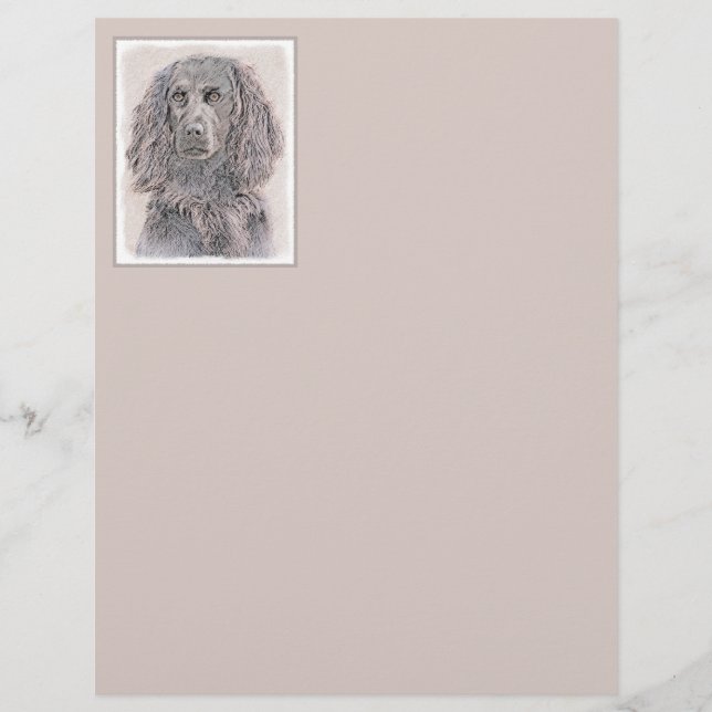 Boykin Spanska målning - Cute Original Hund Art (Framsida)