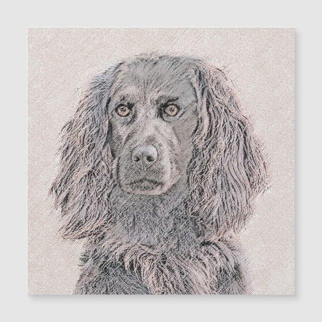 Boykin Spanska målning - Cute Original Hund Art (Framsida)