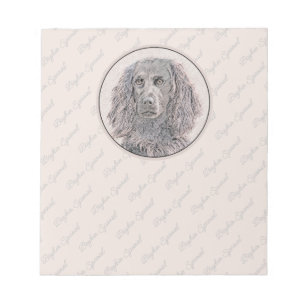 Boykin Spanska målning - Cute Original Hund Art Anteckningsblock