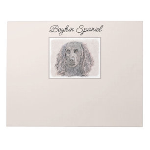 Boykin Spanska målning - Cute Original Hund Art Anteckningsblock