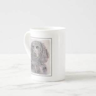 Boykin Spanska målning - Cute Original Hund Art Benporslin Mugg
