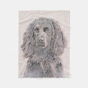 Boykin Spanska målning - Cute Original Hund Art Fleecefilt