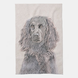 Boykin Spanska målning - Cute Original Hund Art Kökshandduk