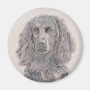Boykin Spanska målning - Cute Original Hund Art Magnet
