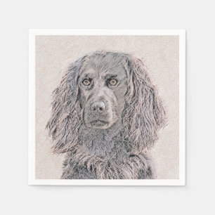 Boykin Spanska målning - Cute Original Hund Art Pappersservett