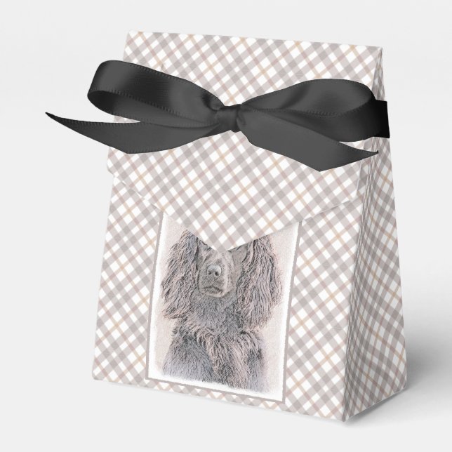 Boykin Spanska målning - Cute Original Hund Art Presentaskar (Framsidan Sidan)