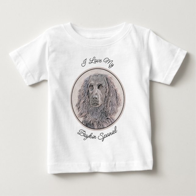Boykin Spanska målning - Cute Original Hund Art T Shirt (Framsida)