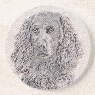 Boykin Spanska målning - Cute Original Hund Art Underlägg