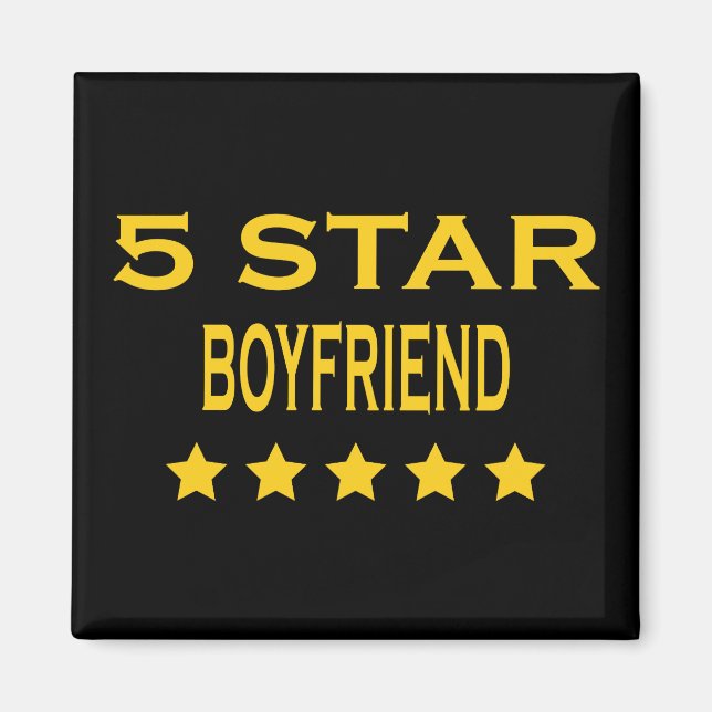 Boykompis Birthdays Valentines 5 Star Boykompis Magnet (Framsidan)