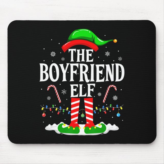 Boykompis Elf Funny Julafton Elf Matching Family C Musmatta (Framsidan)