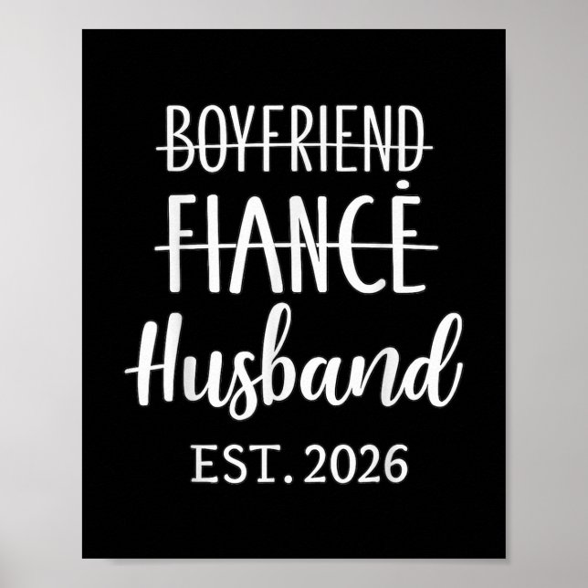 Boykompis Fiancé Make 2026 för Bröllop och Hone Poster (Framsidan)