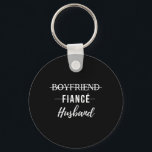 Boykompis Fiance Make Funny Bröllop Groom Just jus Nyckelring<br><div class="desc">Boykompis Fiance Make Funny Bröllop Groom Ny gifta</div>