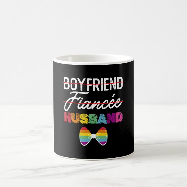 Boykompis Fiance Make Gay Marriage Groom LGBTQ Kaffemugg (Center)