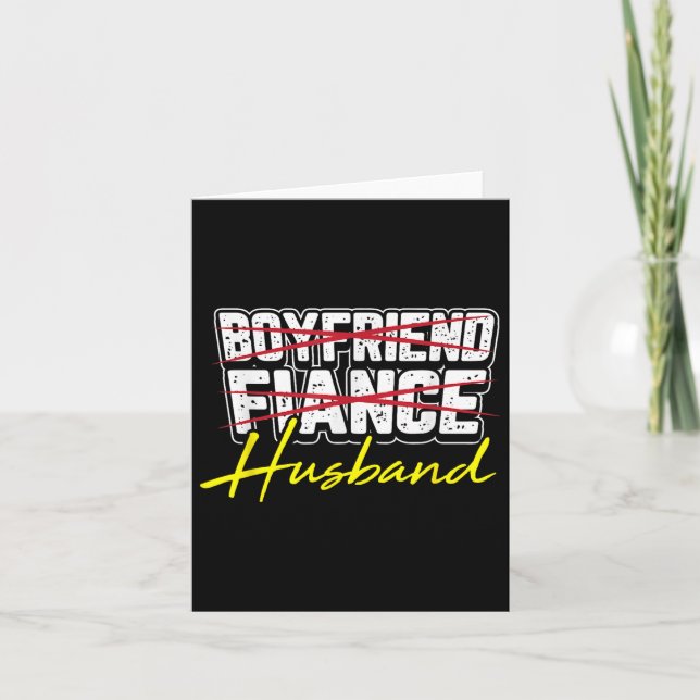 Boykompis Fiance Make - Groom eller Bride Kort (Framsida)