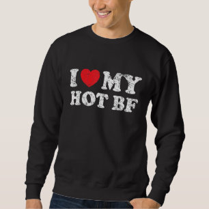 Boykompis Girlkompis I Kärlek Min Hett Bf Lång Ärmad Tröja
