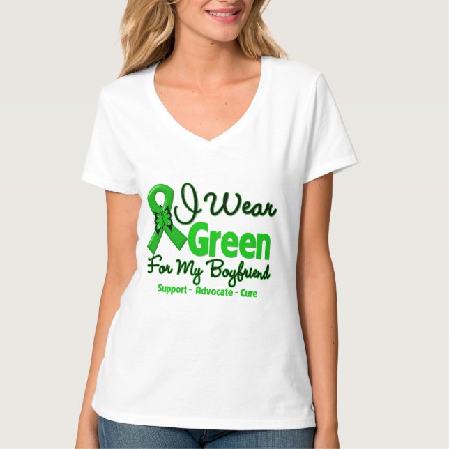 Boykompis - Grönt Awareness Ribbon Tee (Framsida)