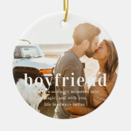 Boykompis | Sentimental Photo Keepsakjulen Julgransprydnad Keramik